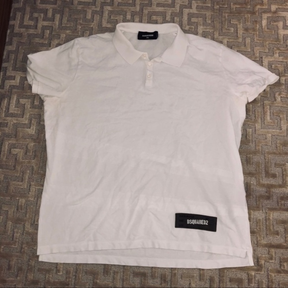 DSQUARED2 White Polo